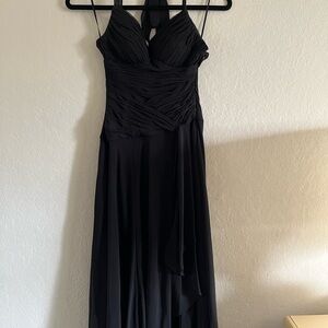 Signature by Sangria Black High Low Dress